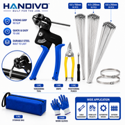 HANDIVO™ Stainless Steel Zip Tie Tool Kit