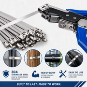 HANDIVO™ Stainless Steel Zip Tie Tool Kit