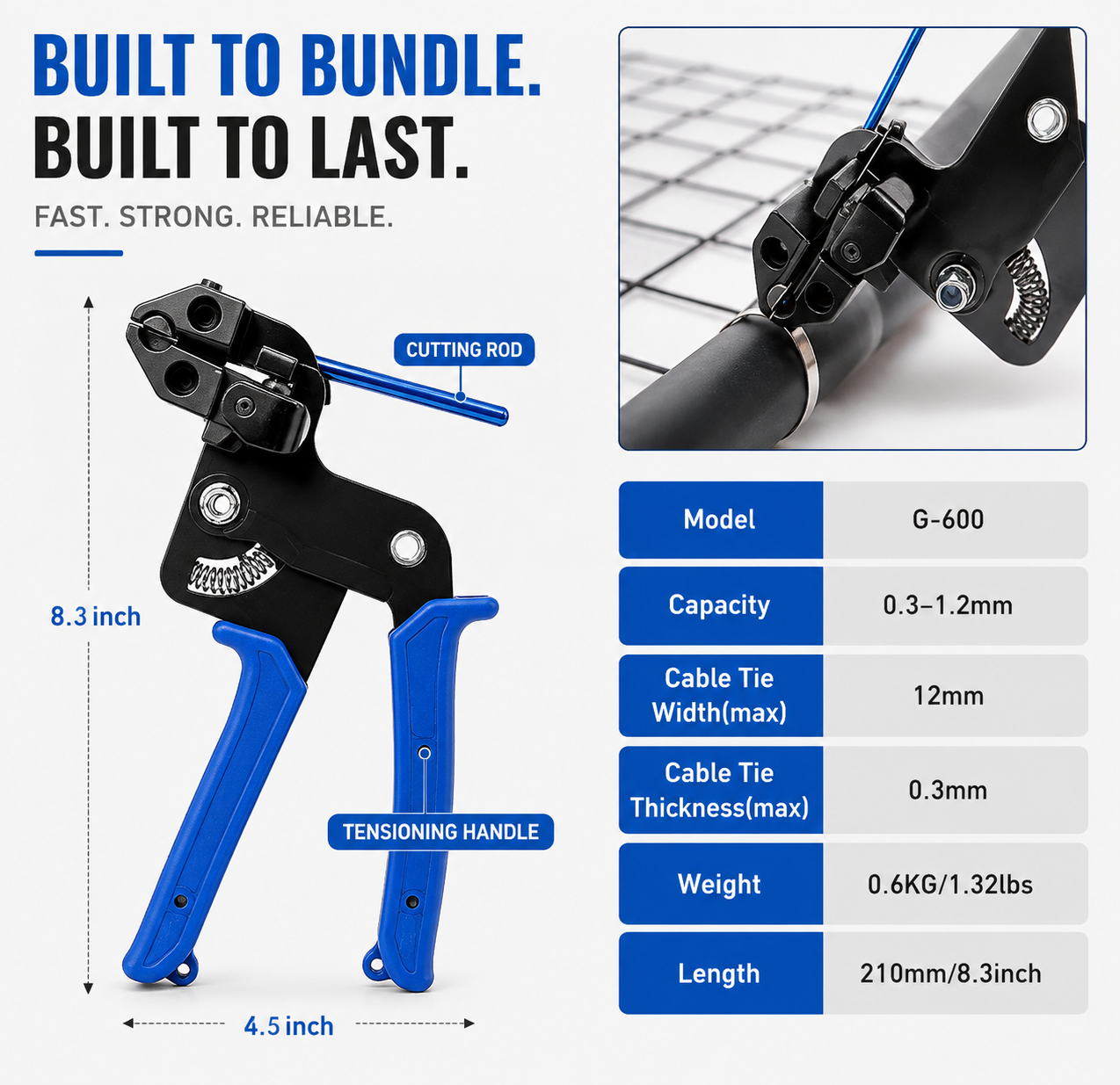 HANDIVO™ Stainless Steel Zip Tie Tool Kit