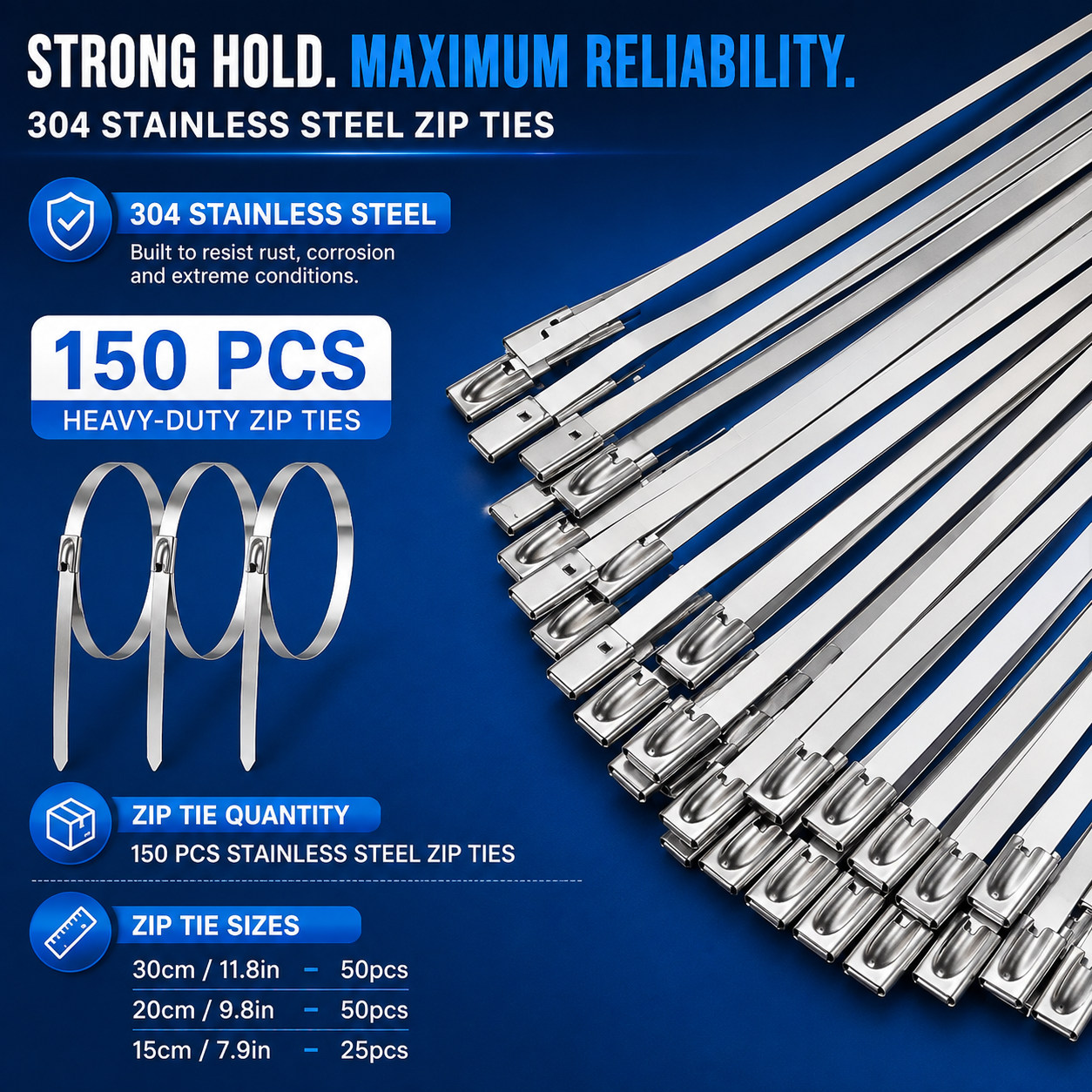 HANDIVO™ Stainless Steel Zip Tie Tool Kit