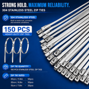 HANDIVO™ Stainless Steel Zip Tie Tool Kit