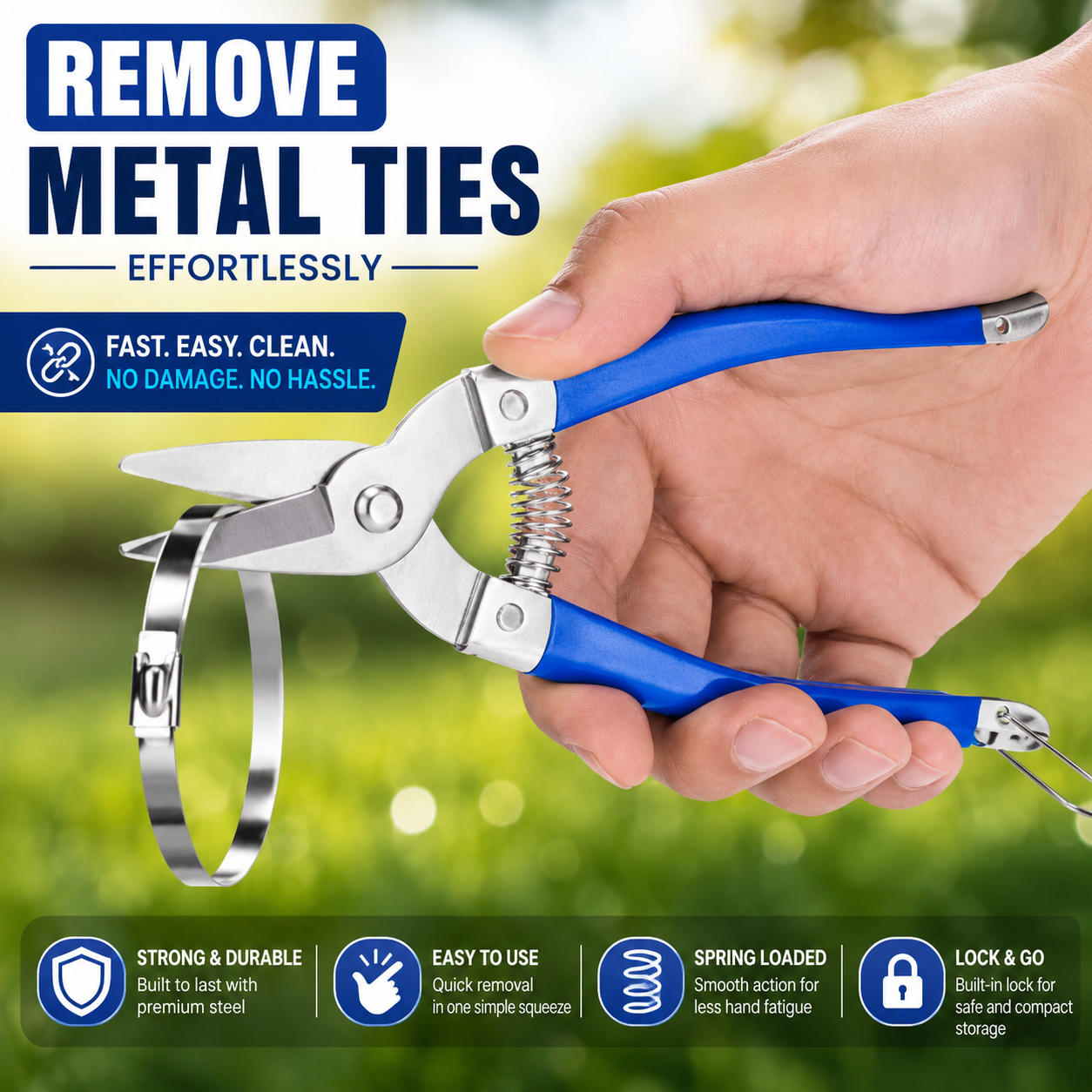 HANDIVO™ Stainless Steel Zip Tie Tool Kit