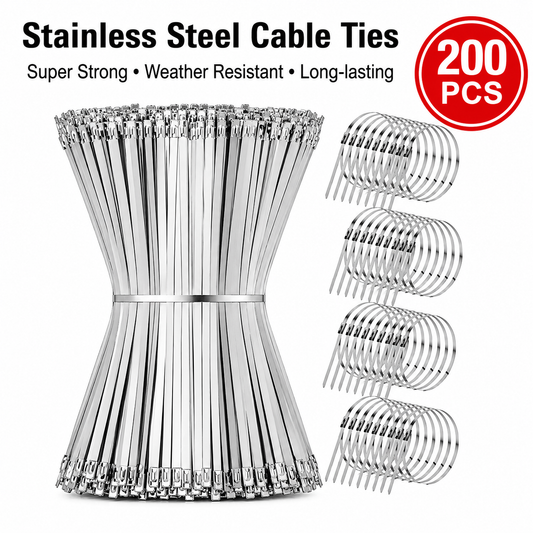 + 200 PCS Extra Zip Ties🔥