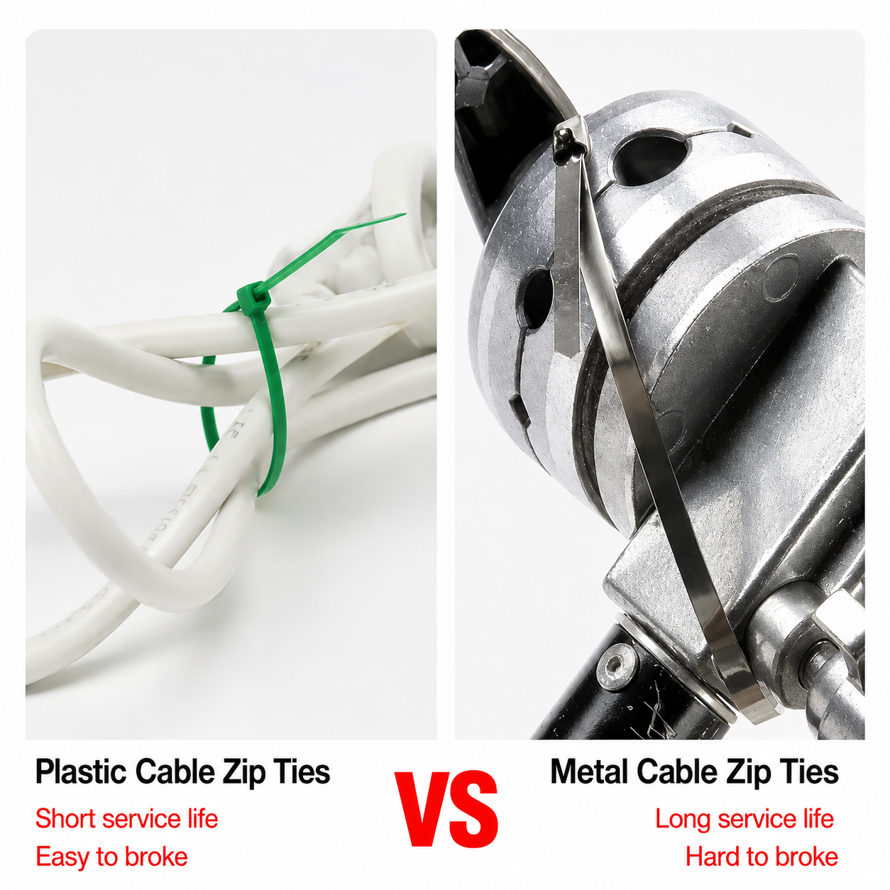 + 100 PCS Extra Zip Ties
