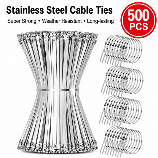 + 500 PCS Extra Zip Ties🔥🔥🔥